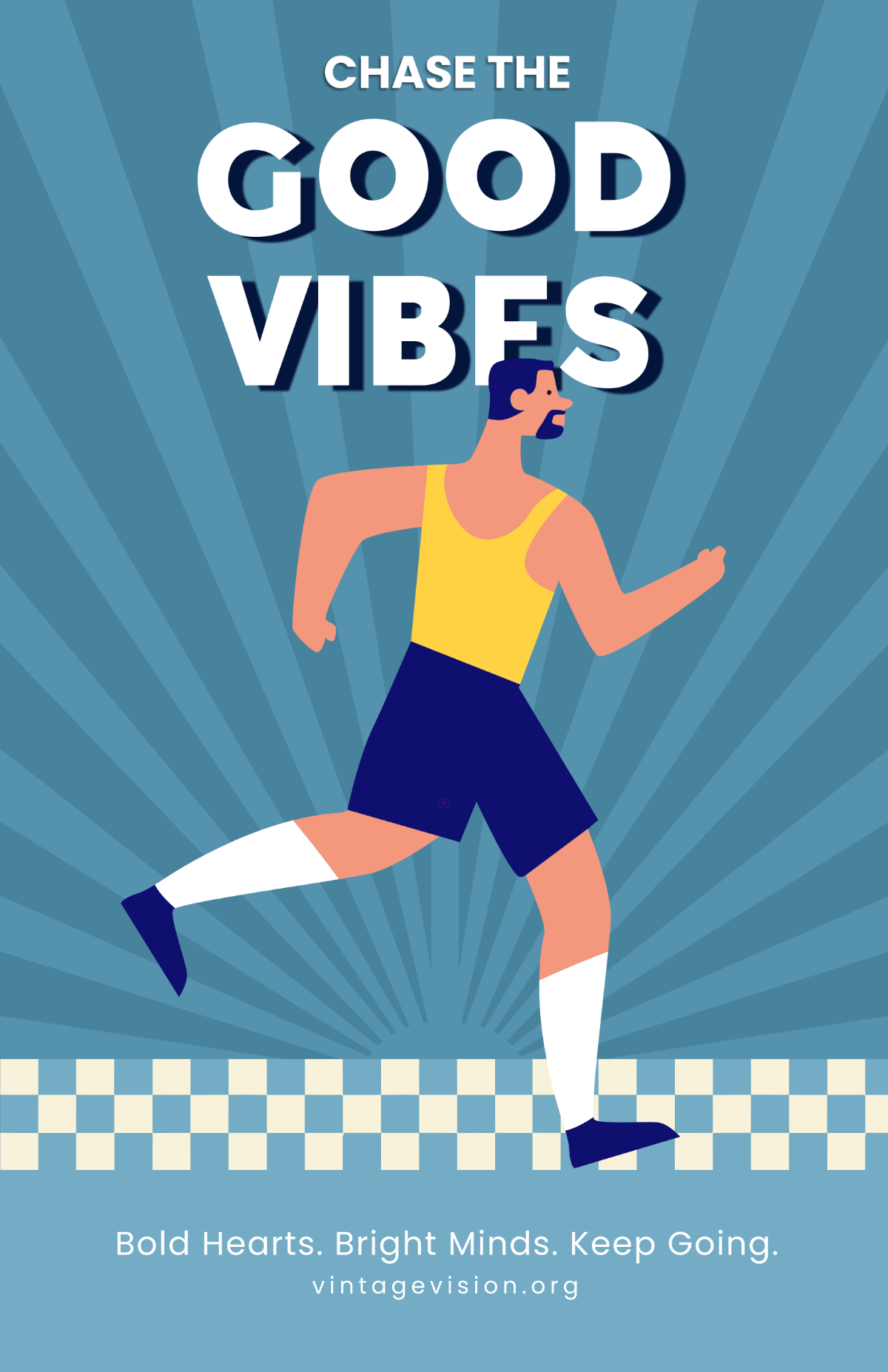 Free Inspirational Retro Poster to Edit Online