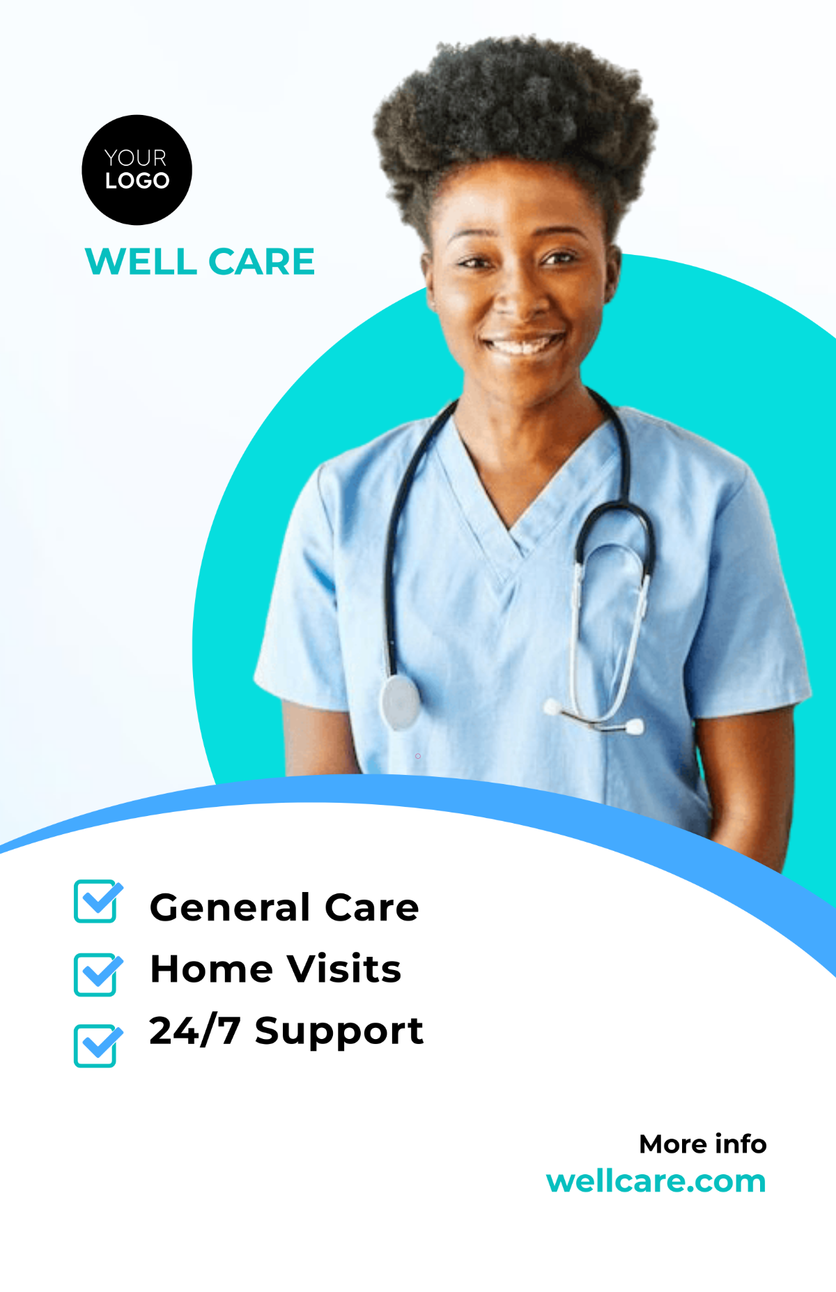 Free Professional Healthcare Service Poster Template