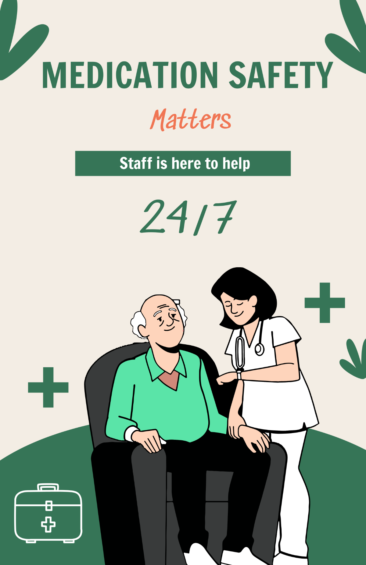 Free Nursing Home Medication Poster Template