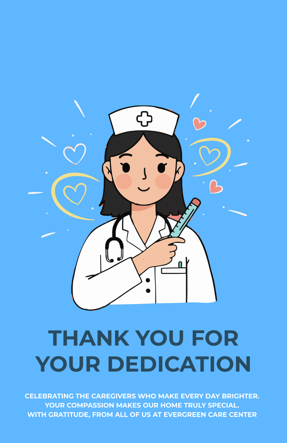 Free Nursing Home Appreciation Poster Template