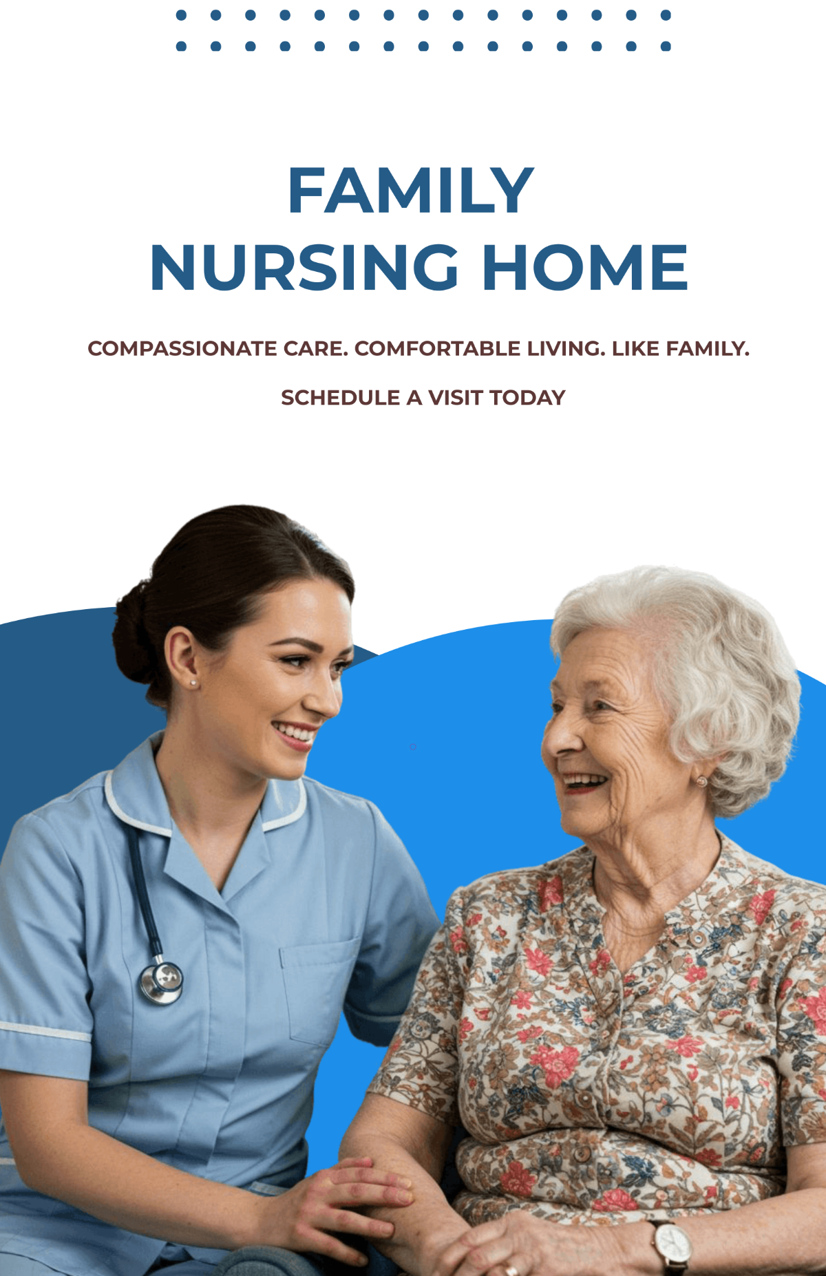 Free Family Nursing Home Poster Template