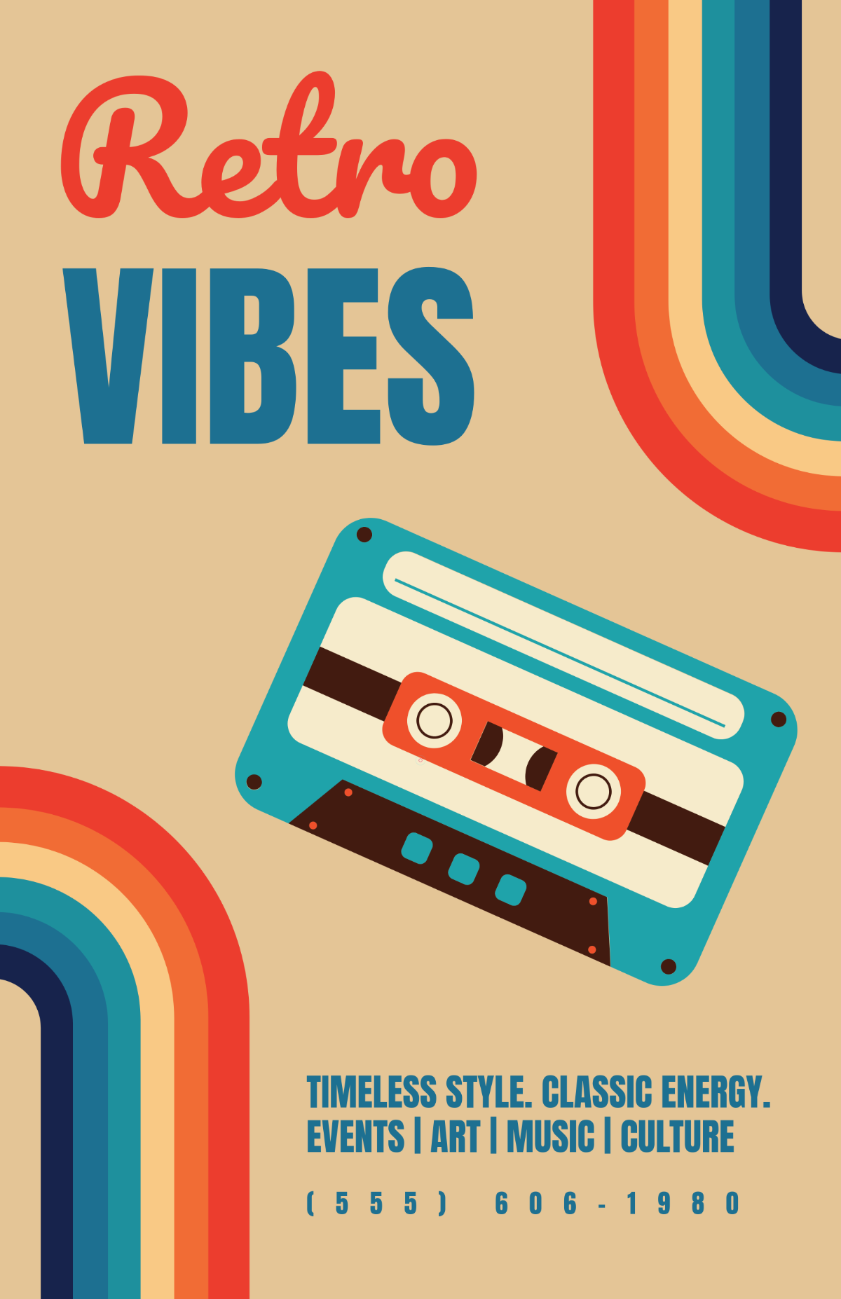 Free Retro Poster to Edit Online