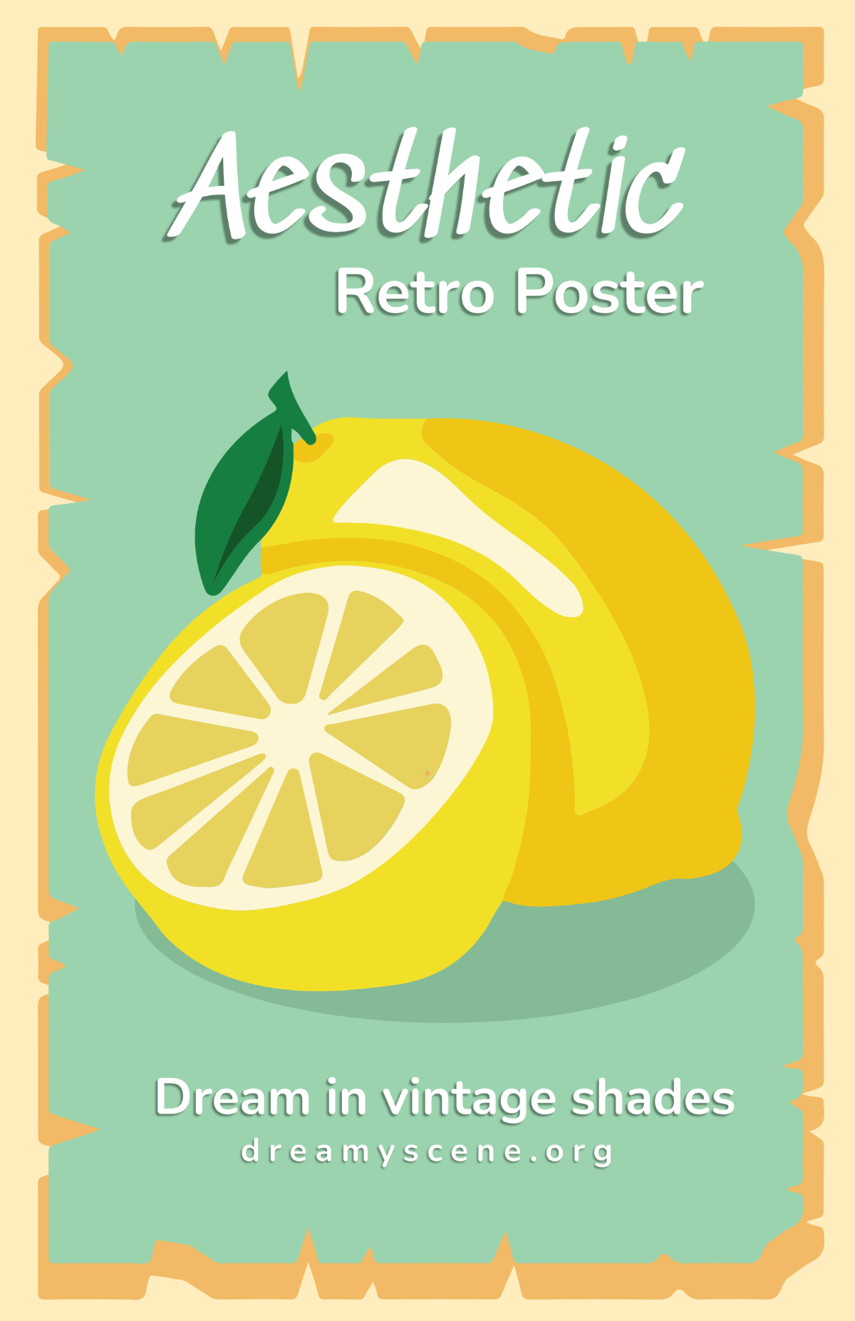 Free Aesthetic Retro Poster to Edit Online
