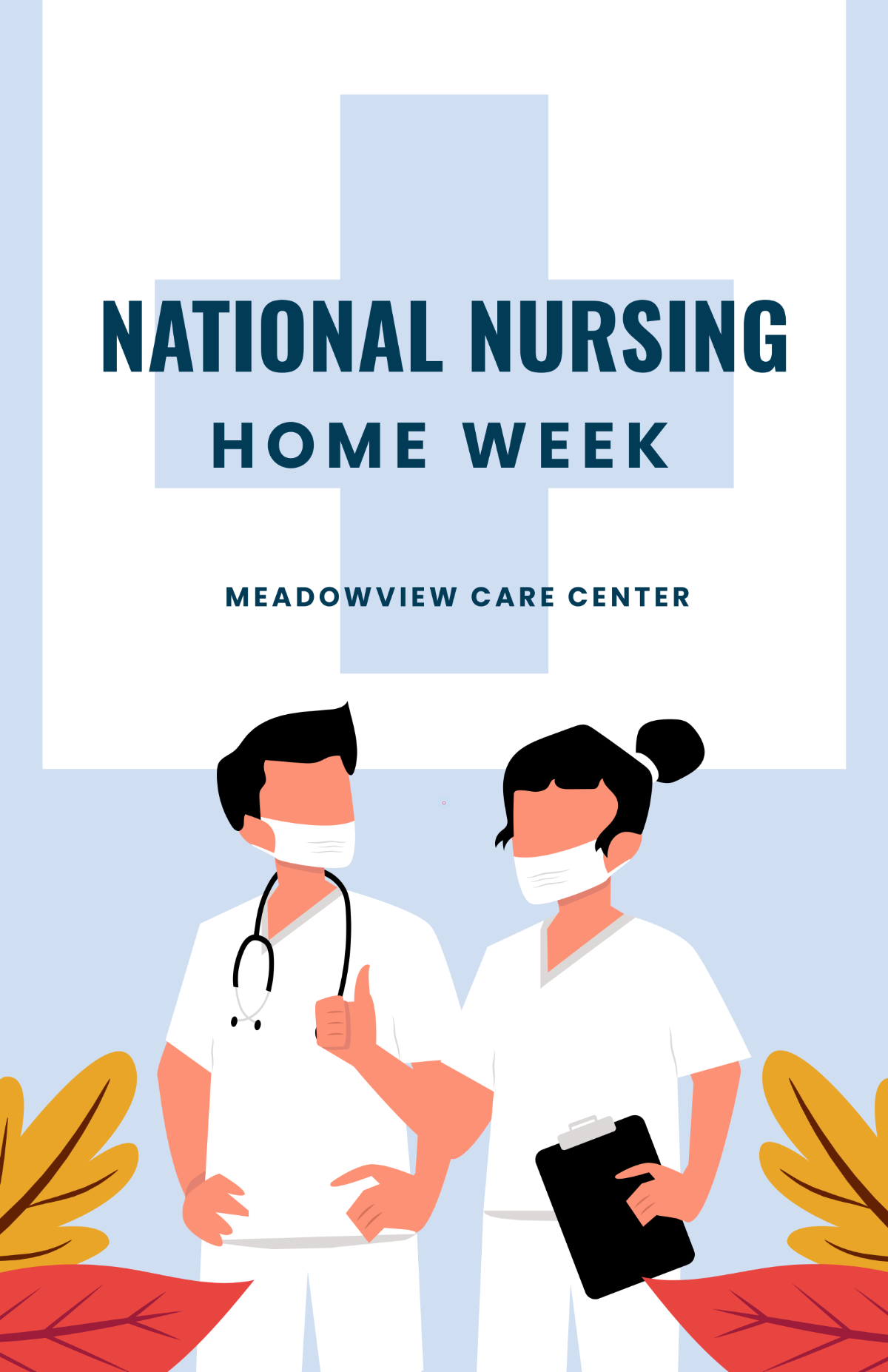 Free National Nursing Home Poster Template