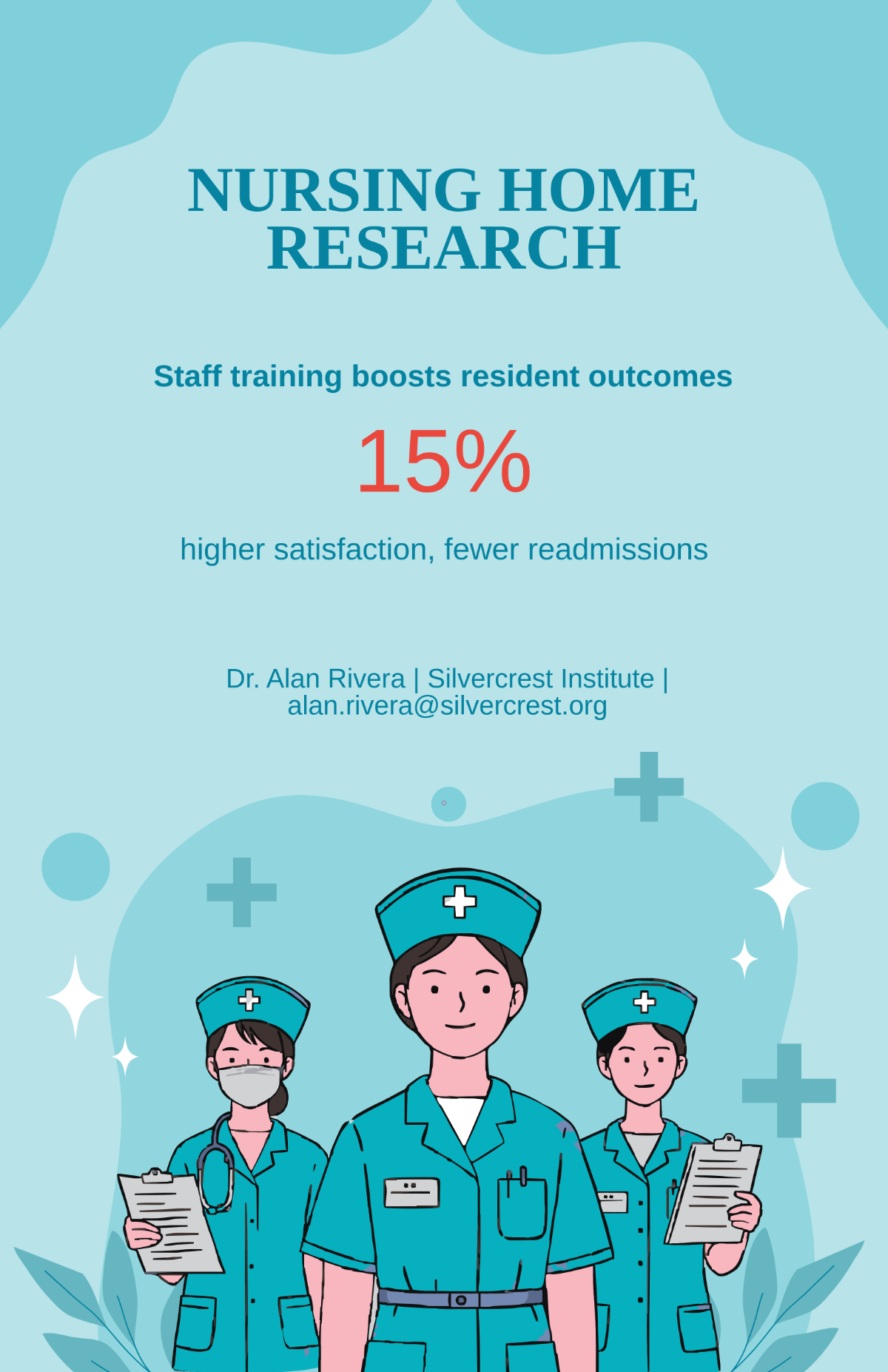 Free Nursing Home Research Poster Template
