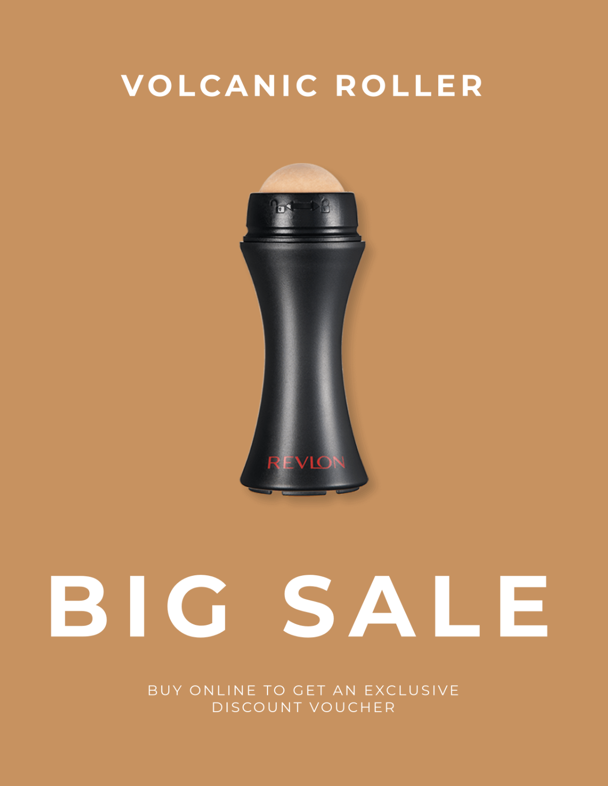 Free Volcanic Roller Skincare Photo Template