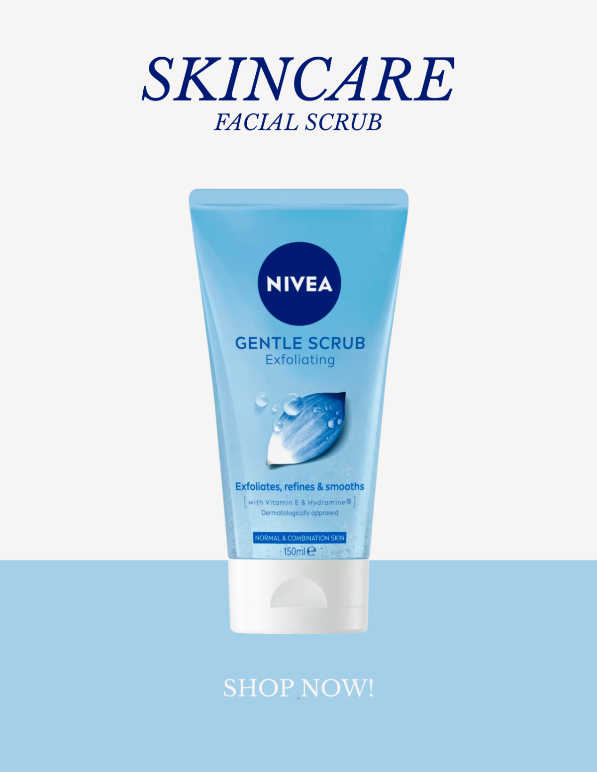 Free Facial Scrub Skincare Photo Template to Edit Online