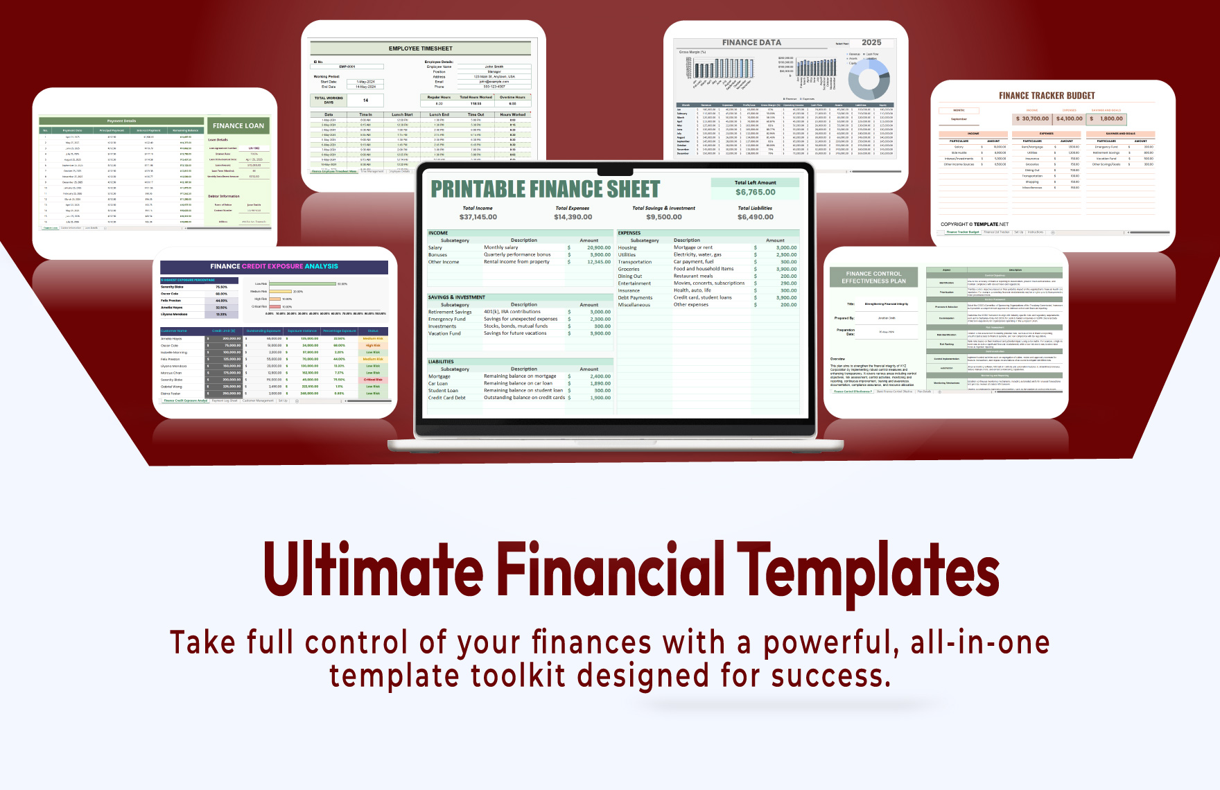 20+ Financial Dashboard Template Bundle