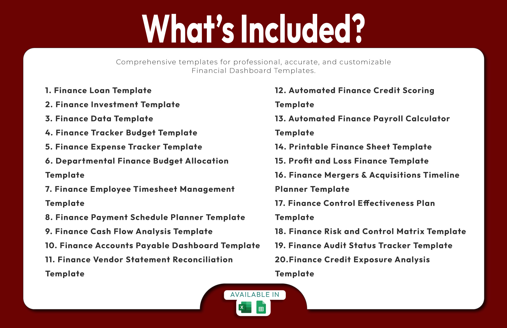 20+ Financial Dashboard Template Bundle