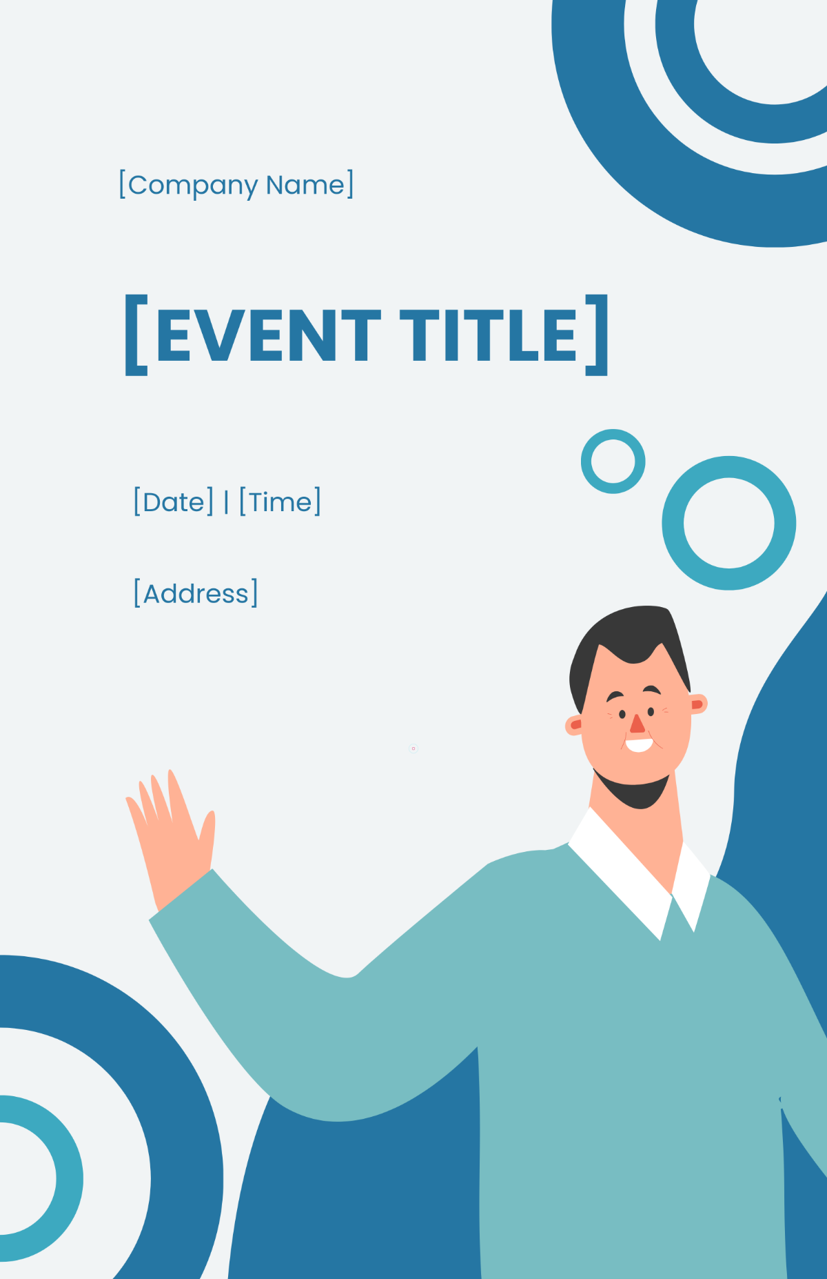 Free Blank Cool Event Poster Template