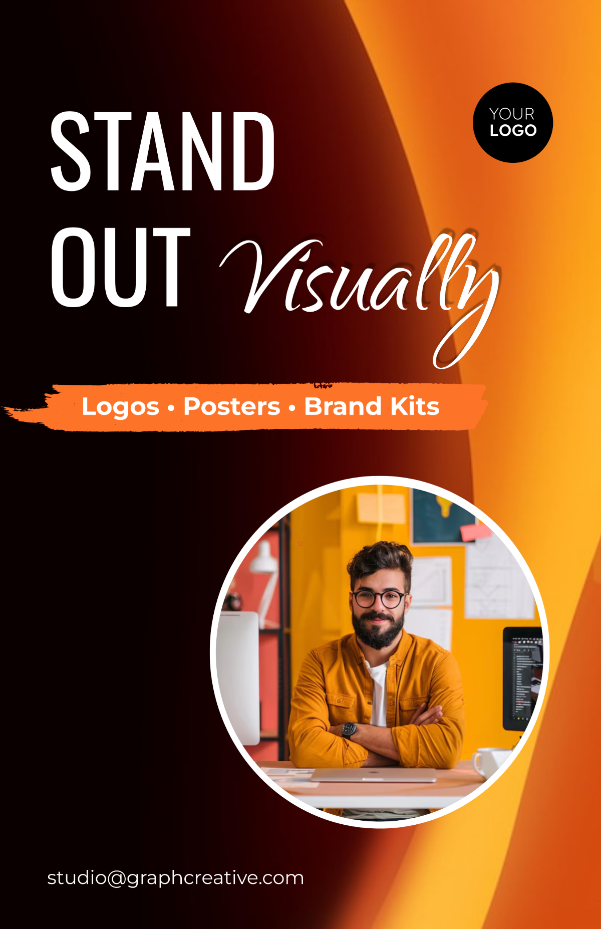 Free Graphic Design Service Poster Template
