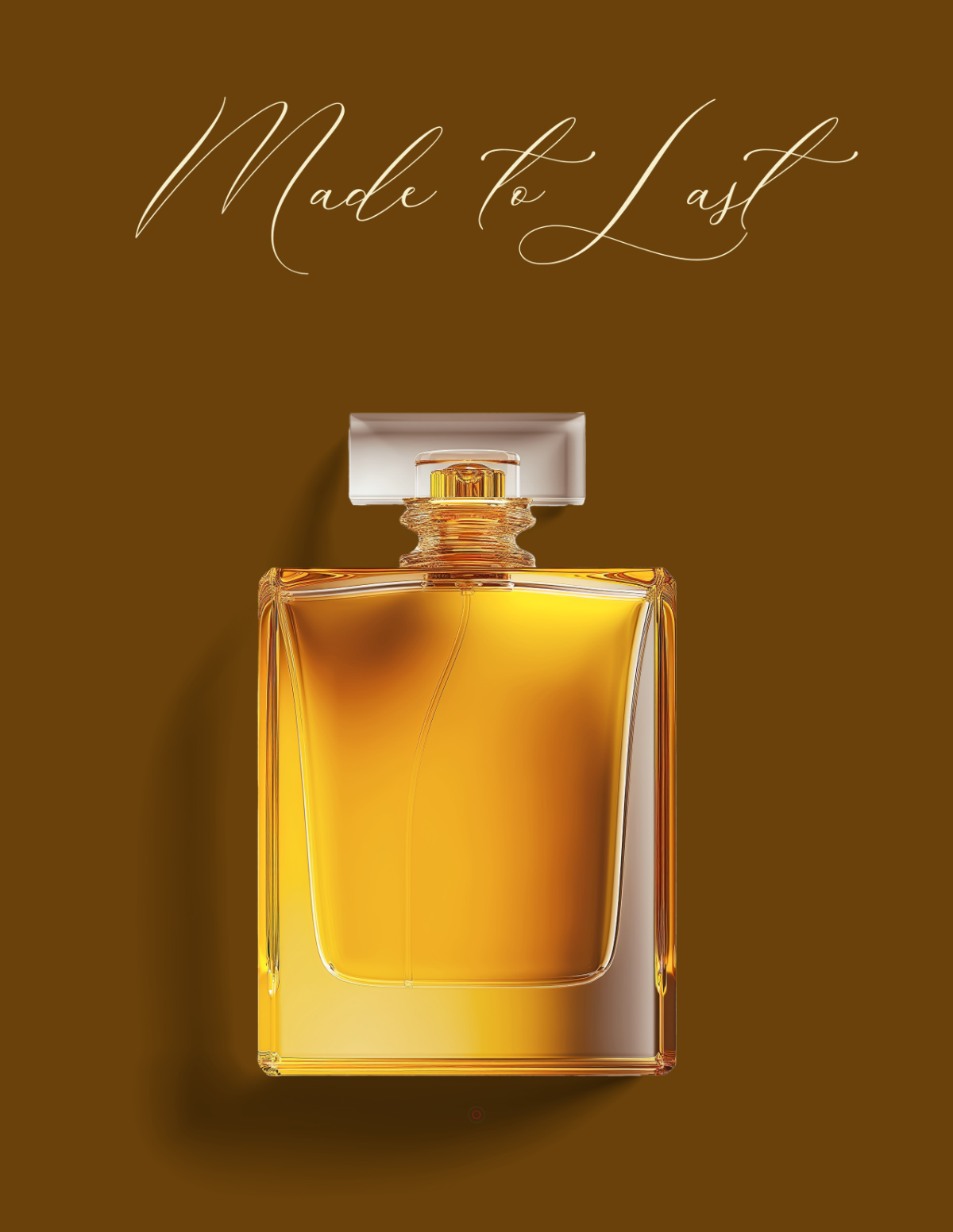 Professional Gold Perfume Photo Template