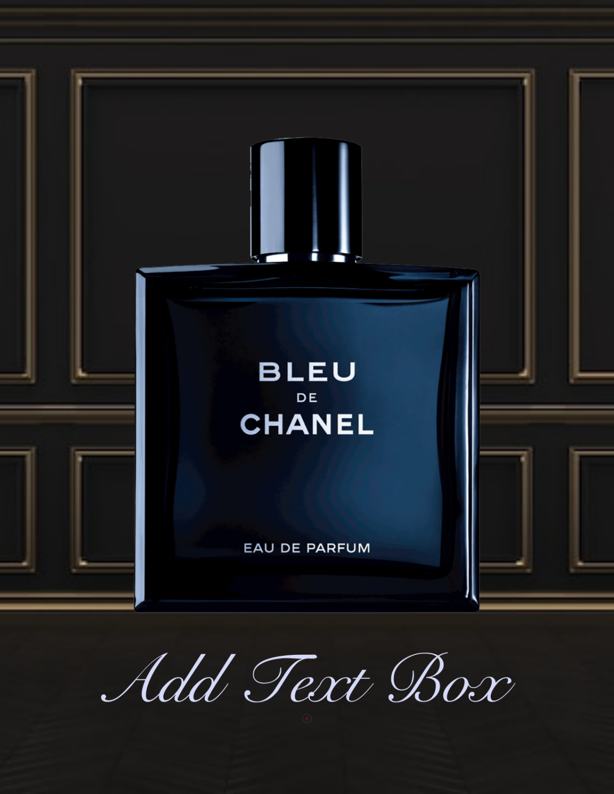 Eau de Toilette Perfume Photo Template