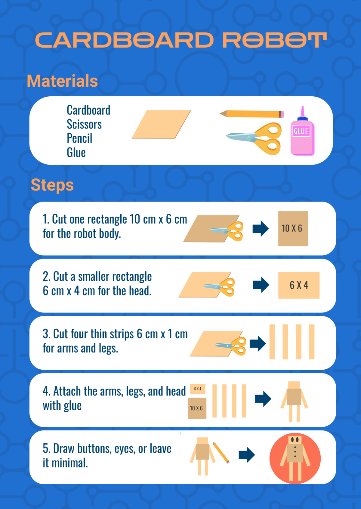 Crafts Cardboard Template