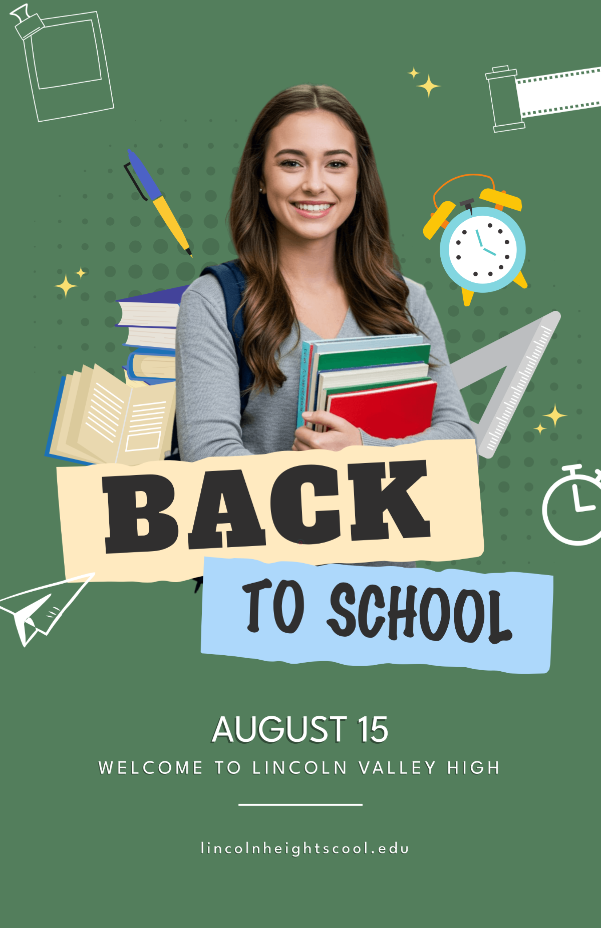 Free Cool Poster for School Template to Edit Online