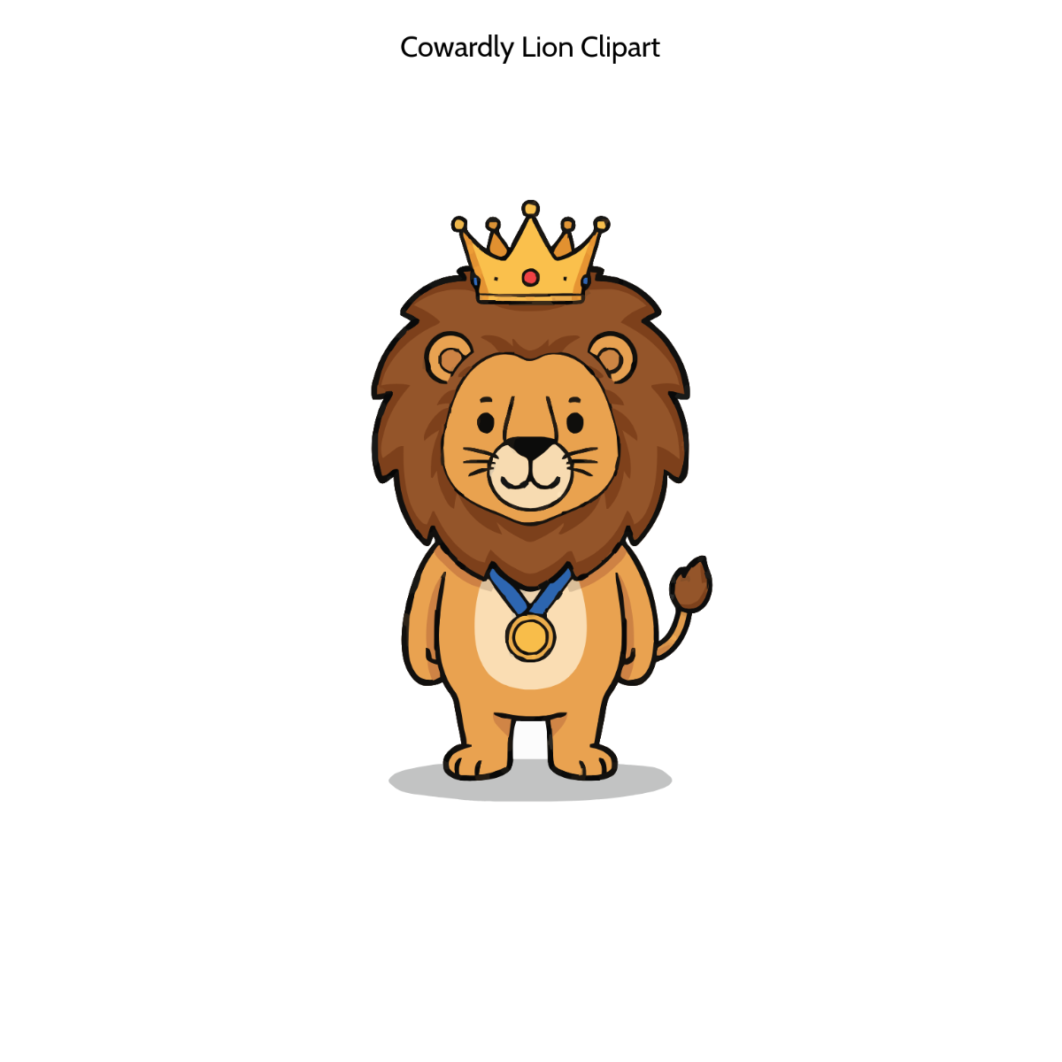 Free Cowardly Lion Clipart to Edit Online