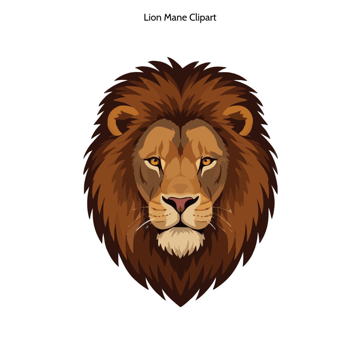 Free Lion Mane Clipart to Edit Online