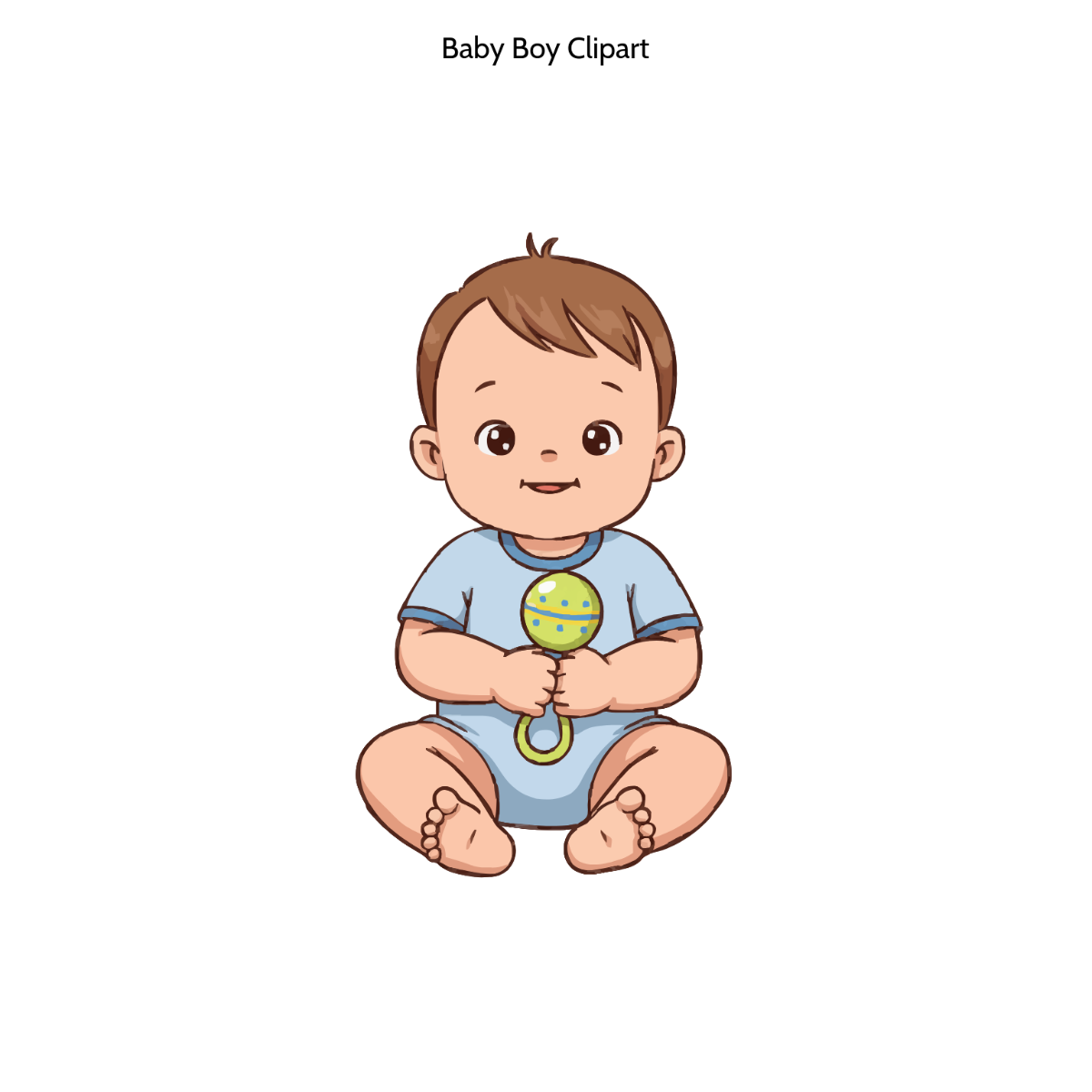 Free Baby Boy Clipart to Edit Online