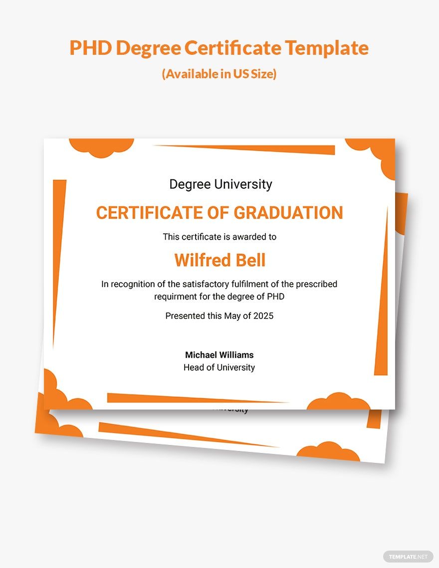 Free Degree Award Certificate