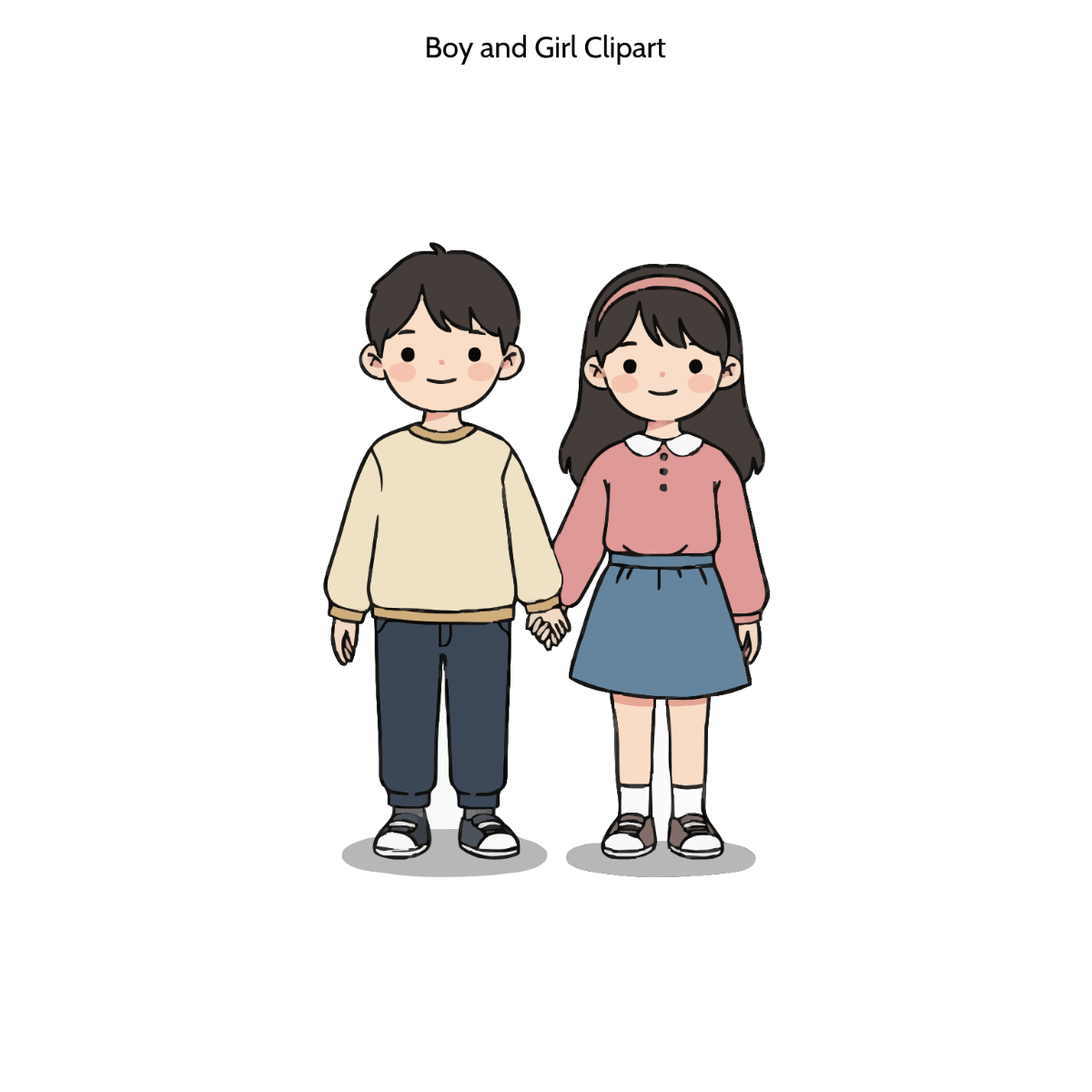Free Boy and Girl Clipart to Edit Online