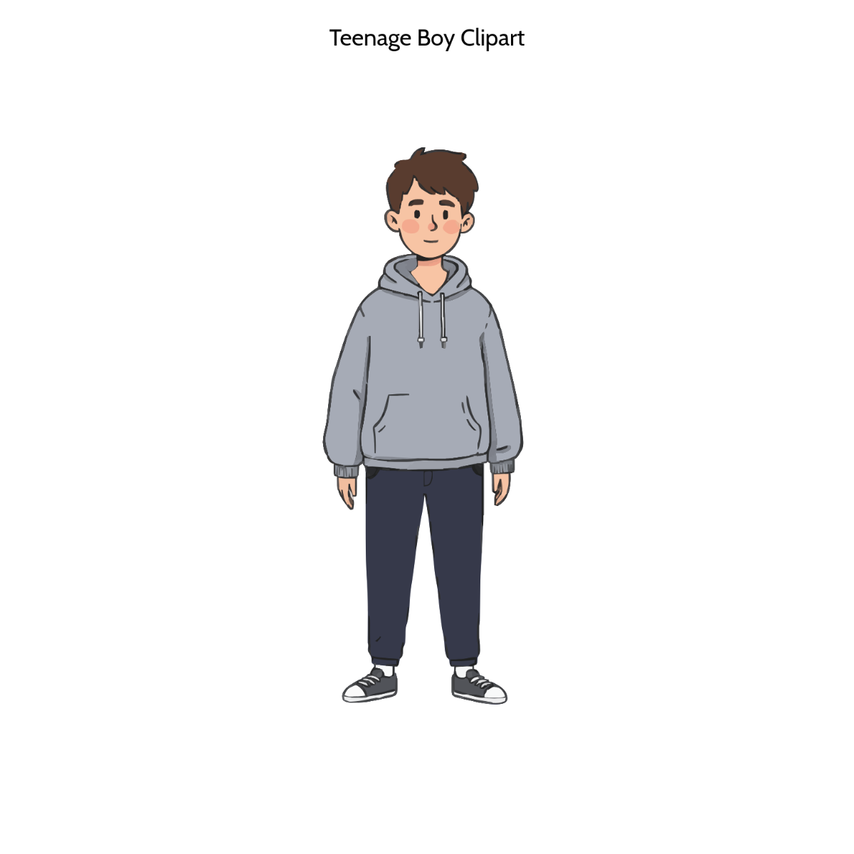 Free Teenage Boy Clipart to Edit Online
