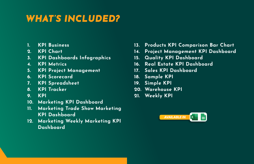 20+ Business KPI Template Bundle