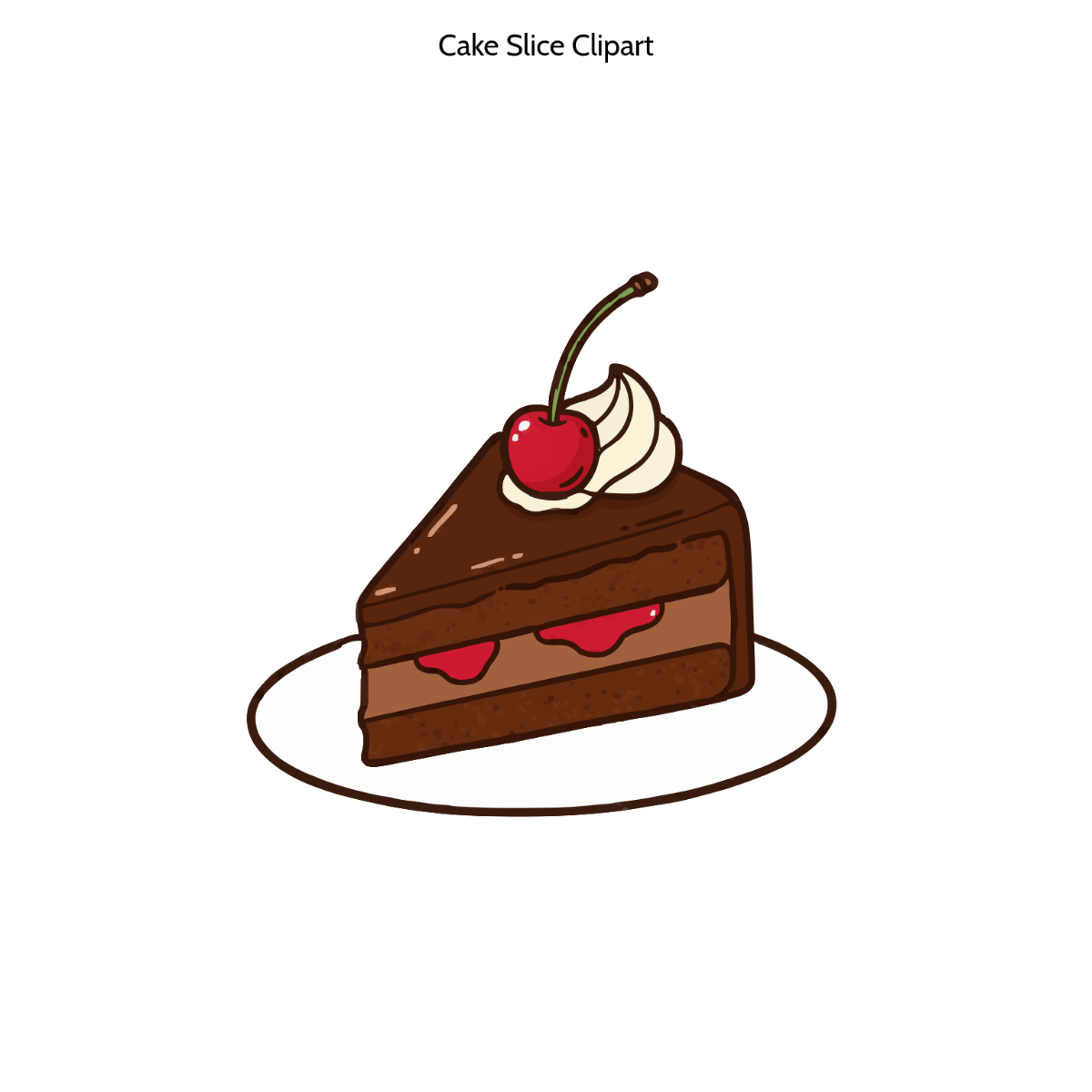 Free Cake Slice Clipart to Edit Online