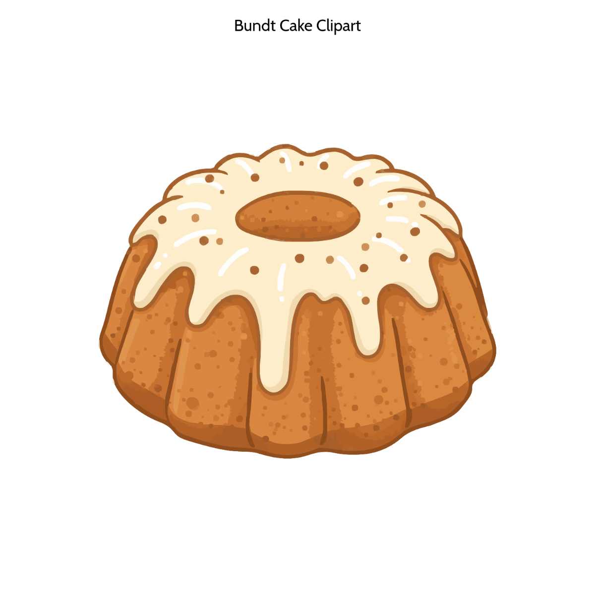 Free Bundt Cake Clipart to Edit Online