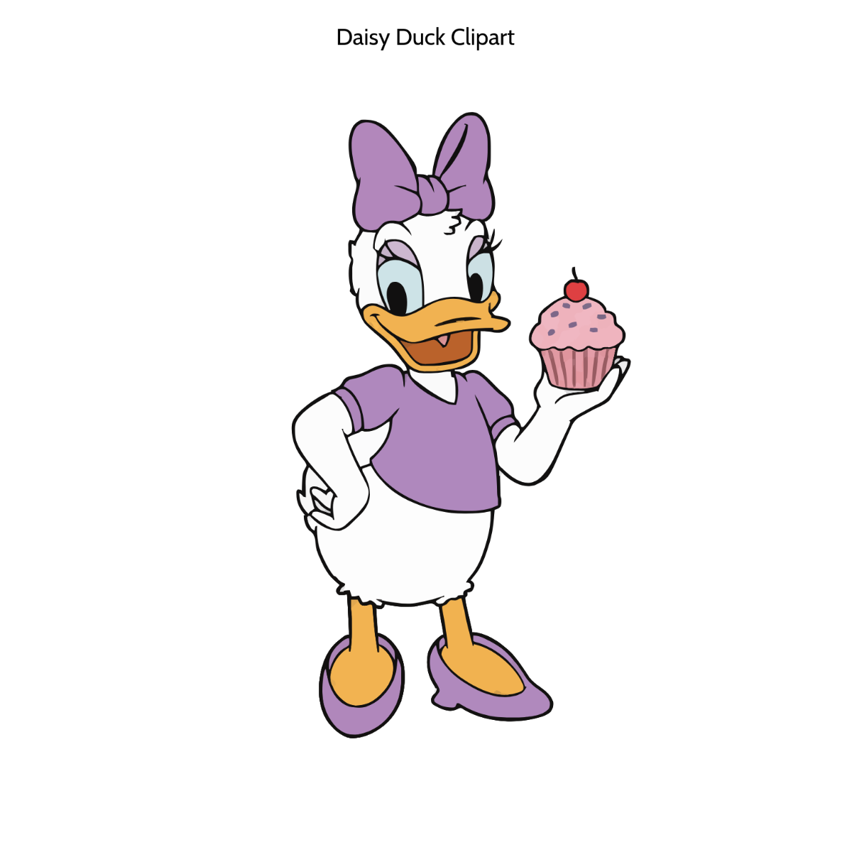 Daisy Duck Clipart