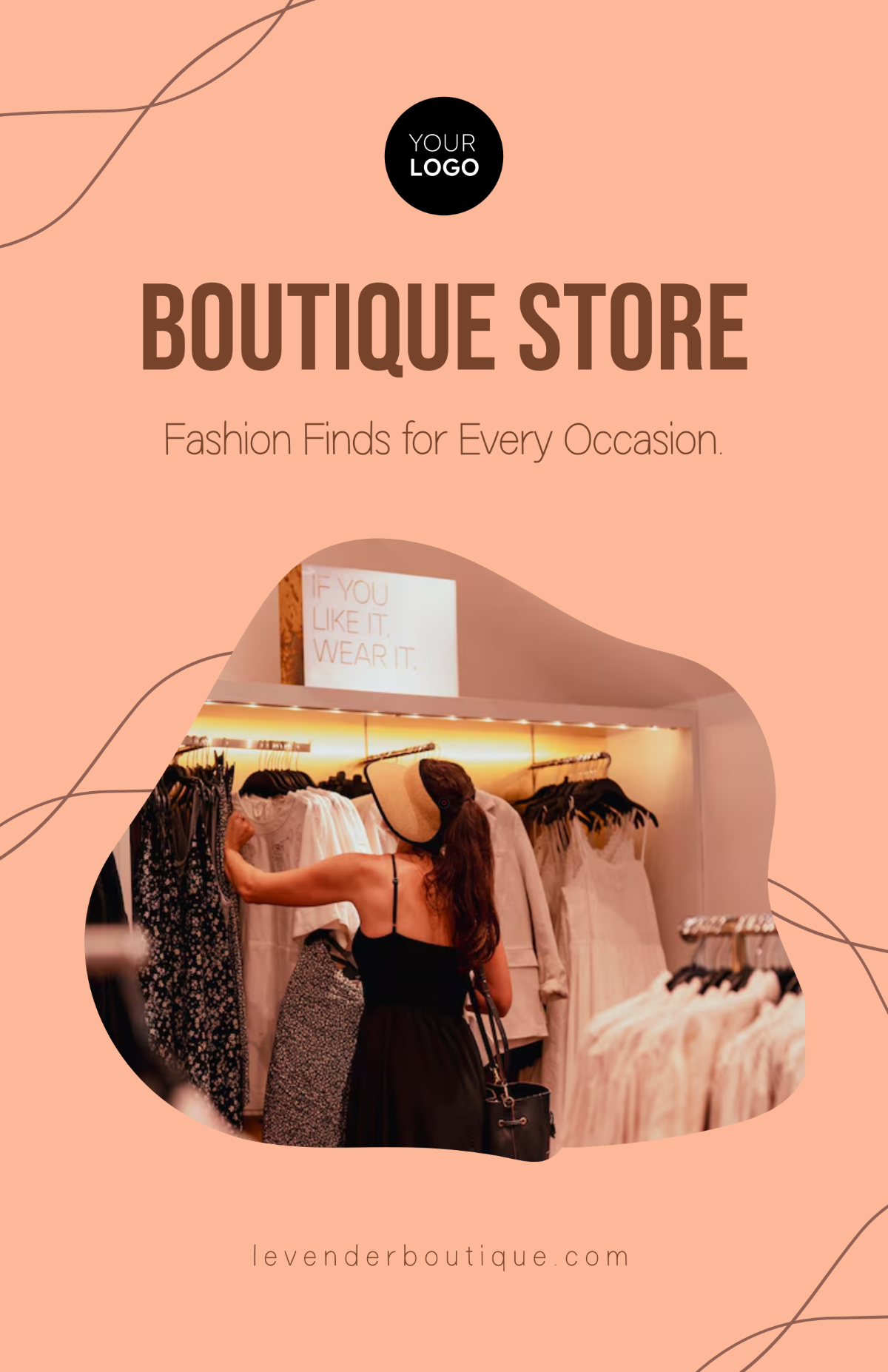 Free Boutique Store Poster Template