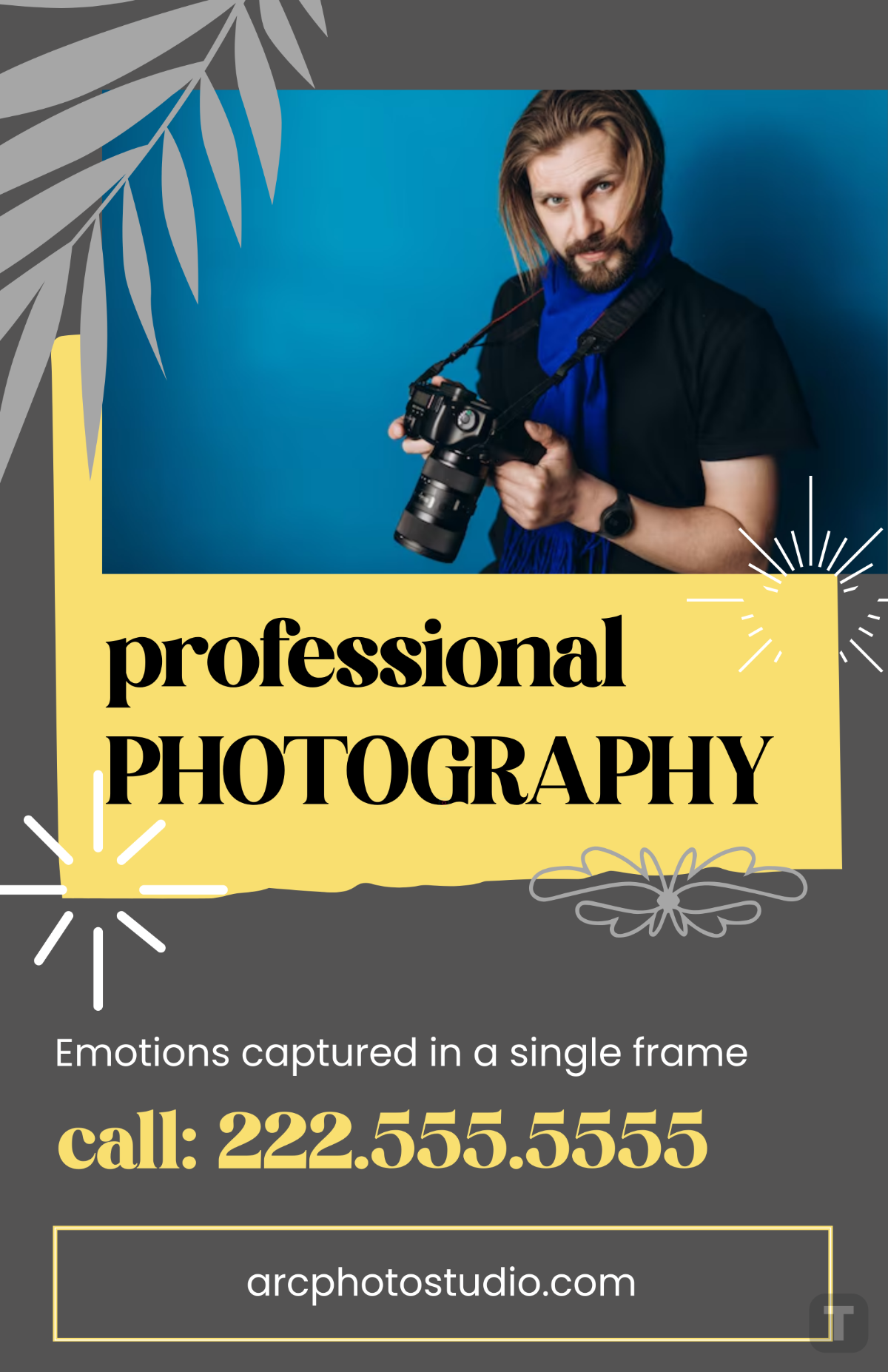 Free Professional Photography Poster Template