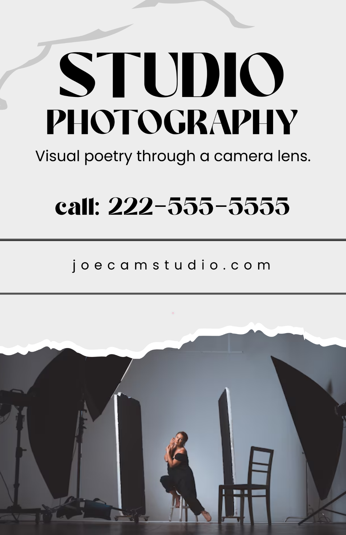 Free Studio Photography Poster Template