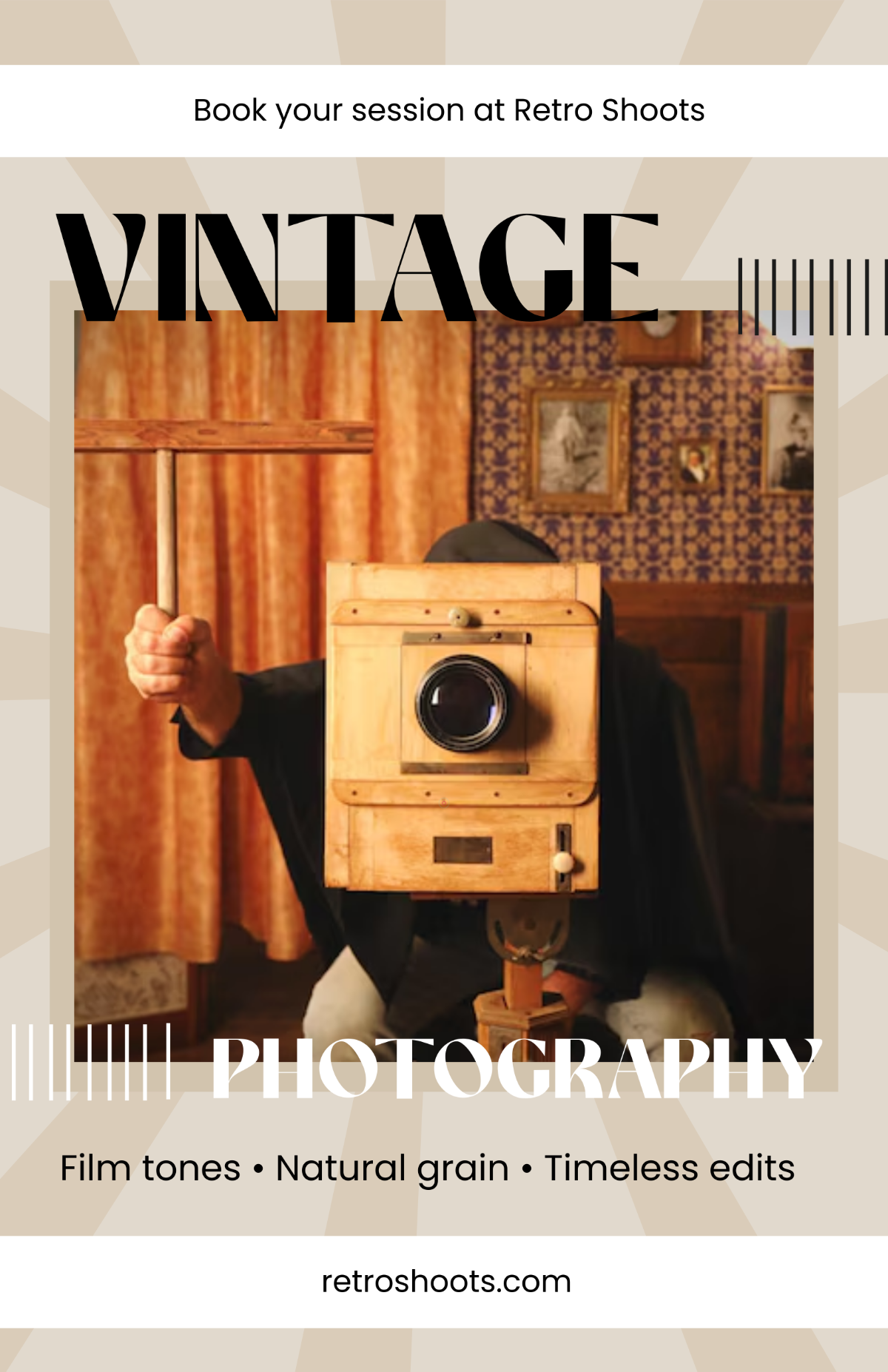 Free Vintage Photography Poster Template