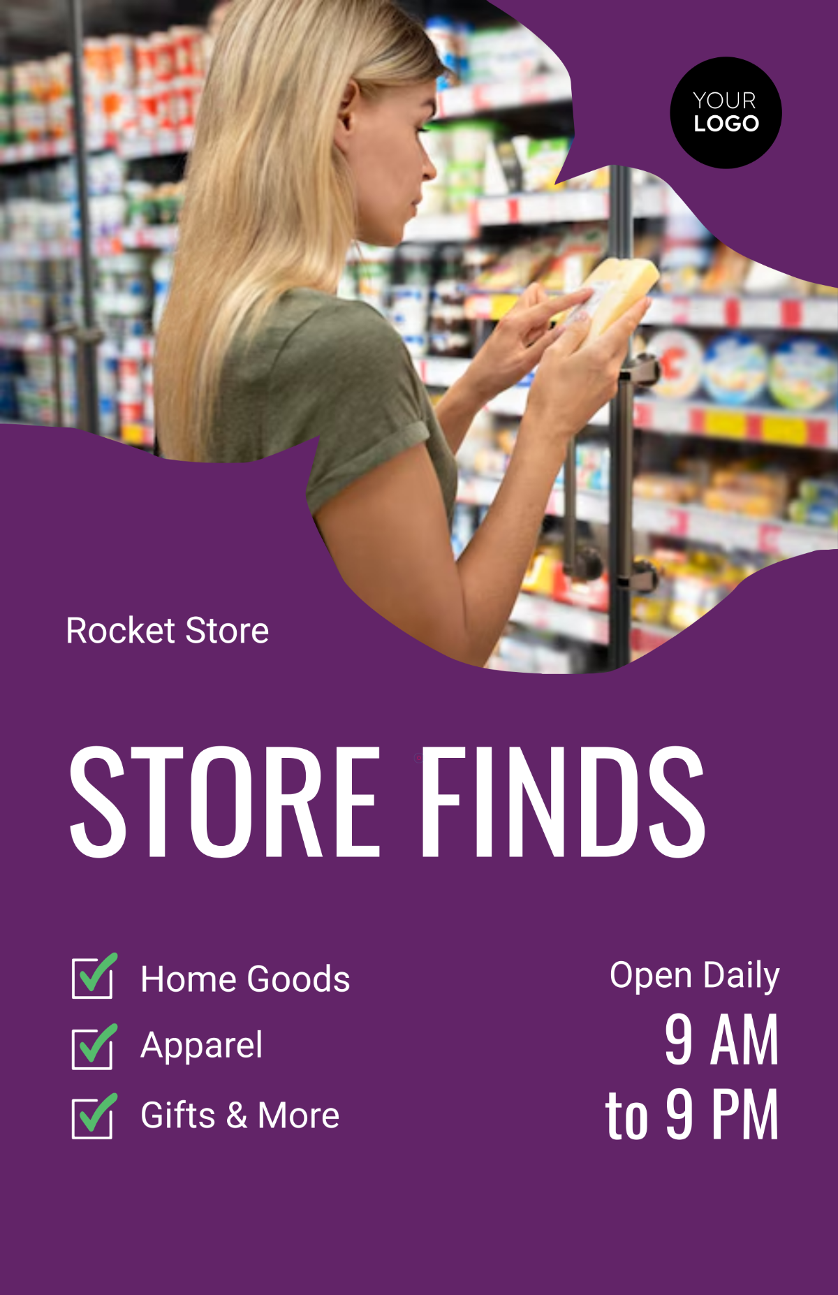 Free Store Poster Template
