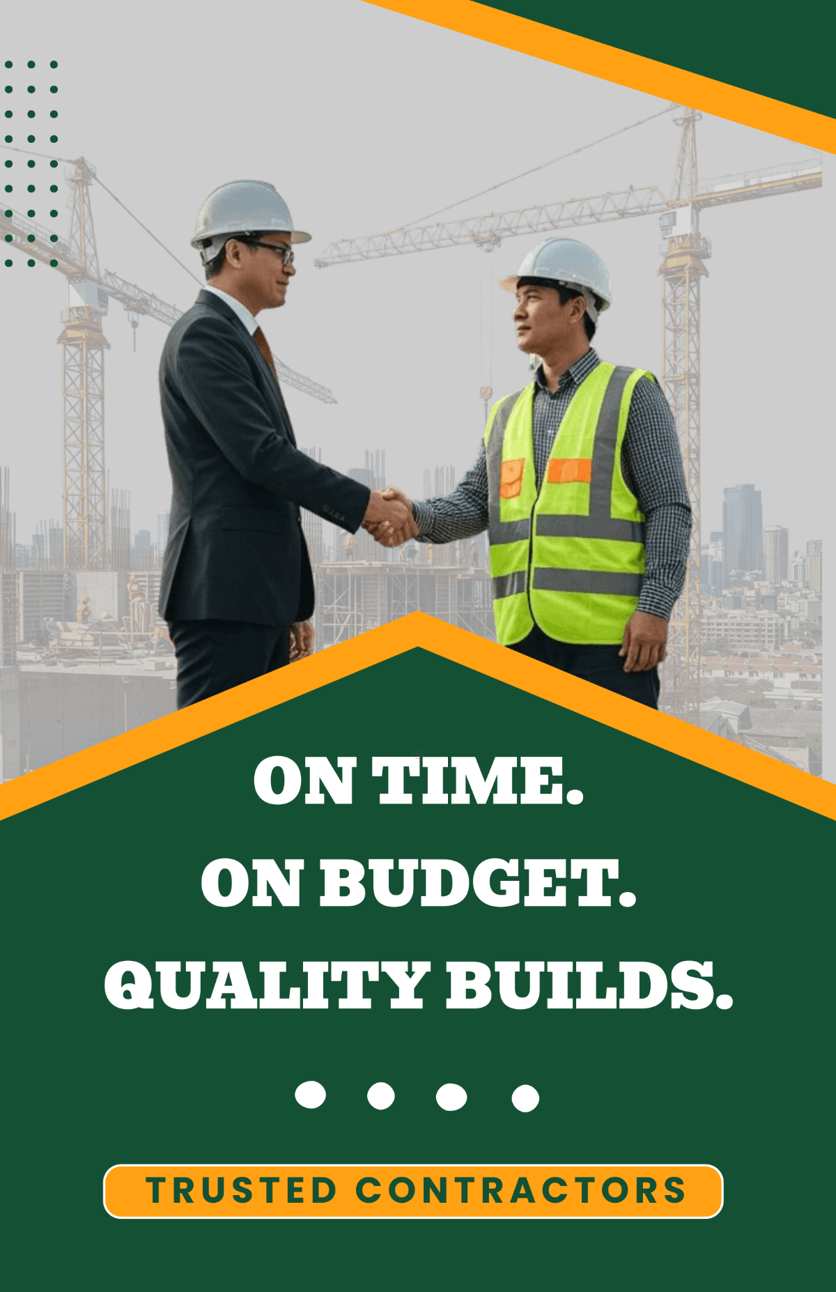 Free Construction Poster for Contractors Template