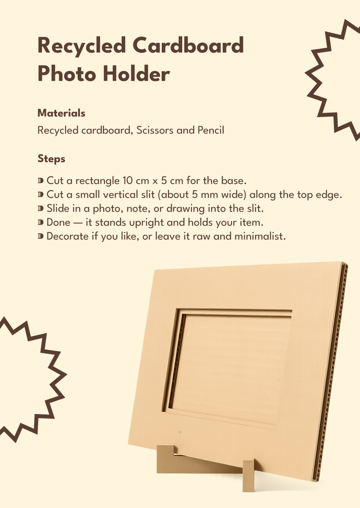 Free Recycled Cardboard Template to Edit Online