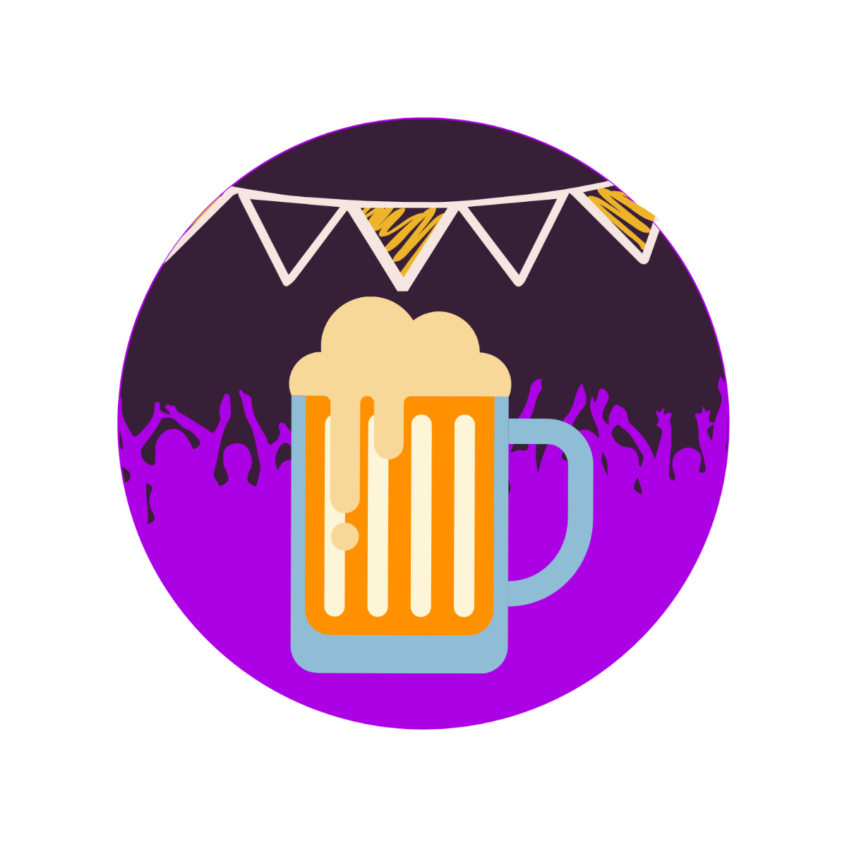 Free Beer Festival Clipart Template