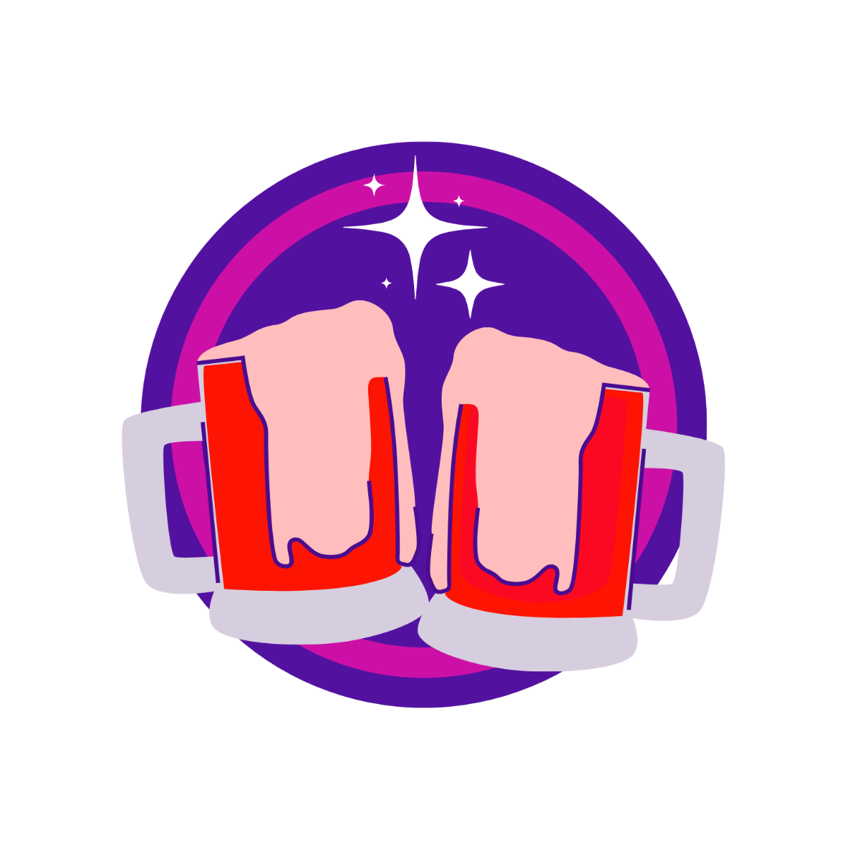 Free Cheers Beer Clipart Template
