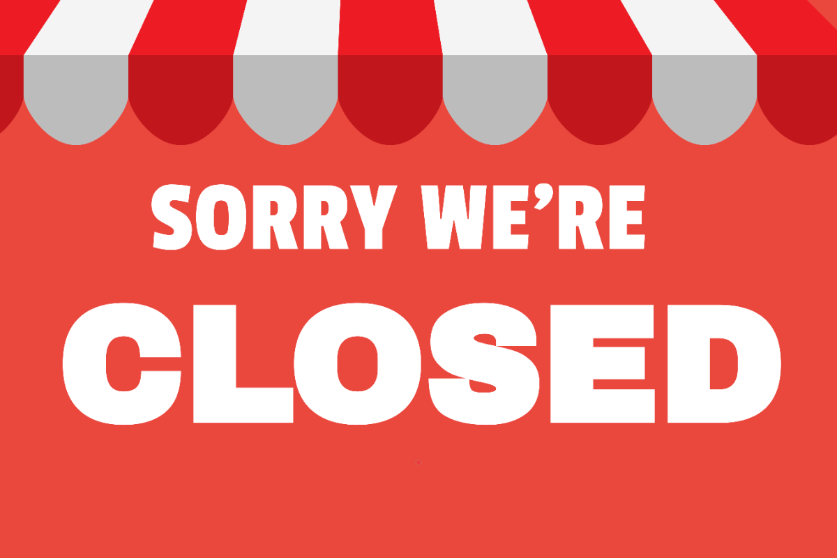 Free Store Break Sign Template