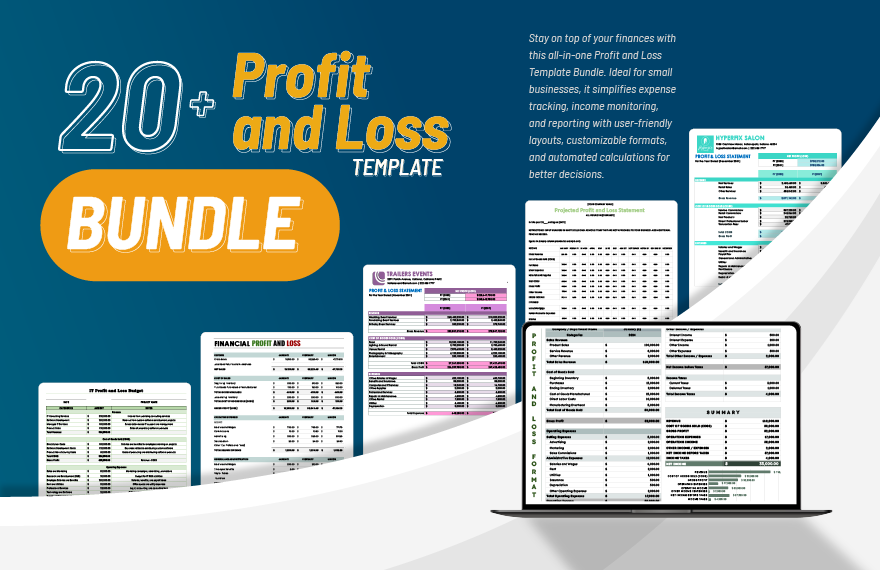 20+ Profit and Loss Template Bundle in Excel, Google Sheets to Download