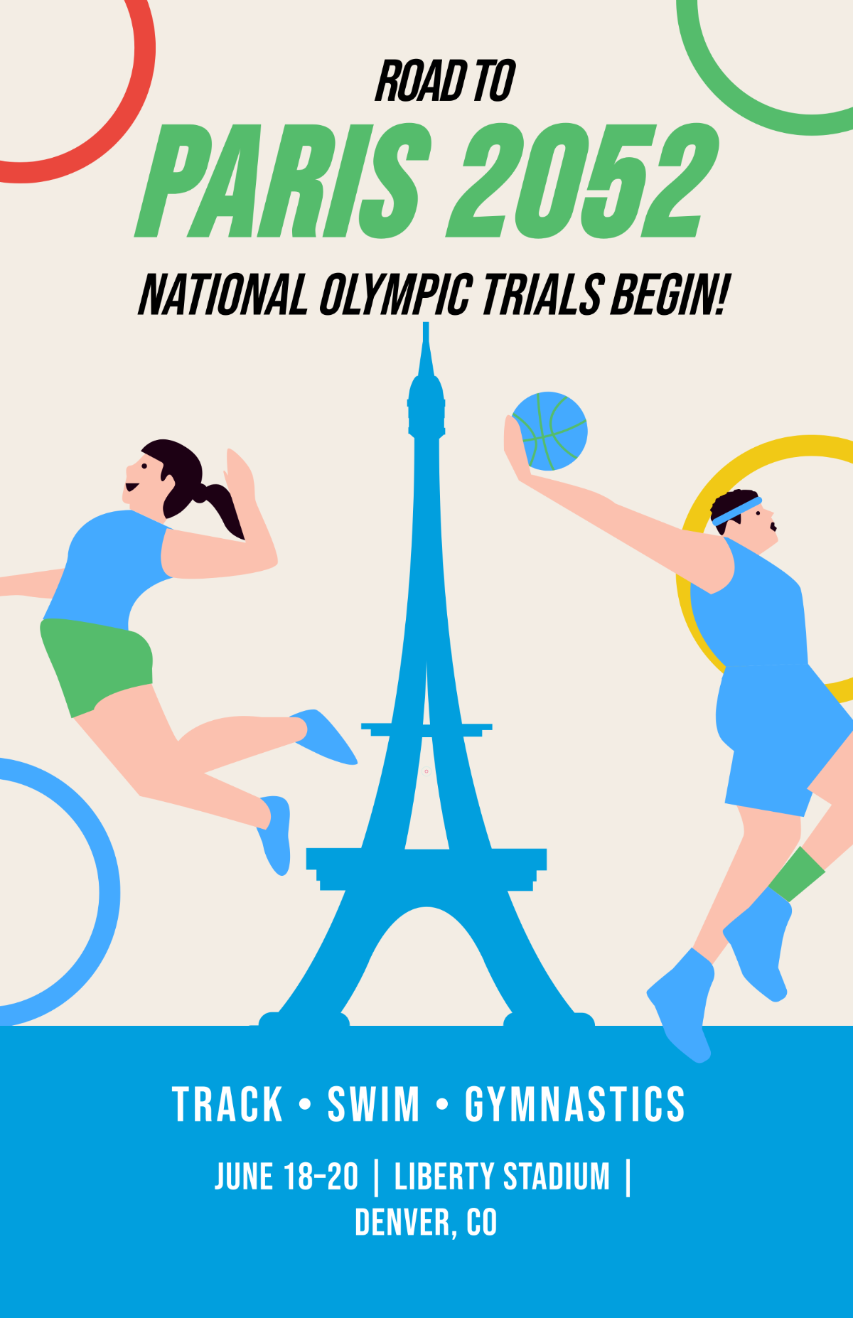 Free Olympic Sports Poster Template
