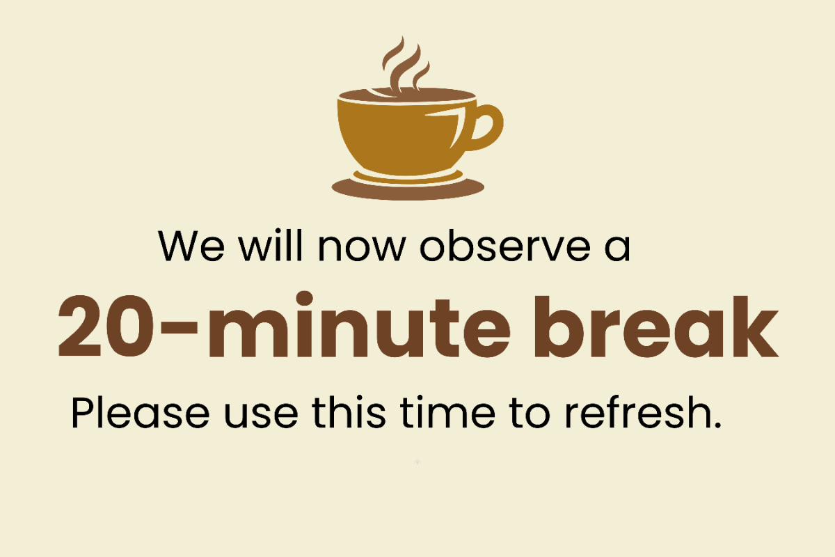 Free 20 Minutes Break Template