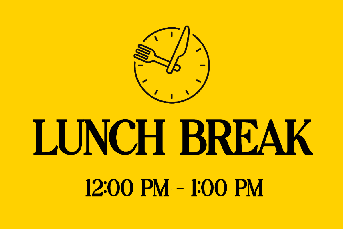 Free Break Reminder Sign Template
