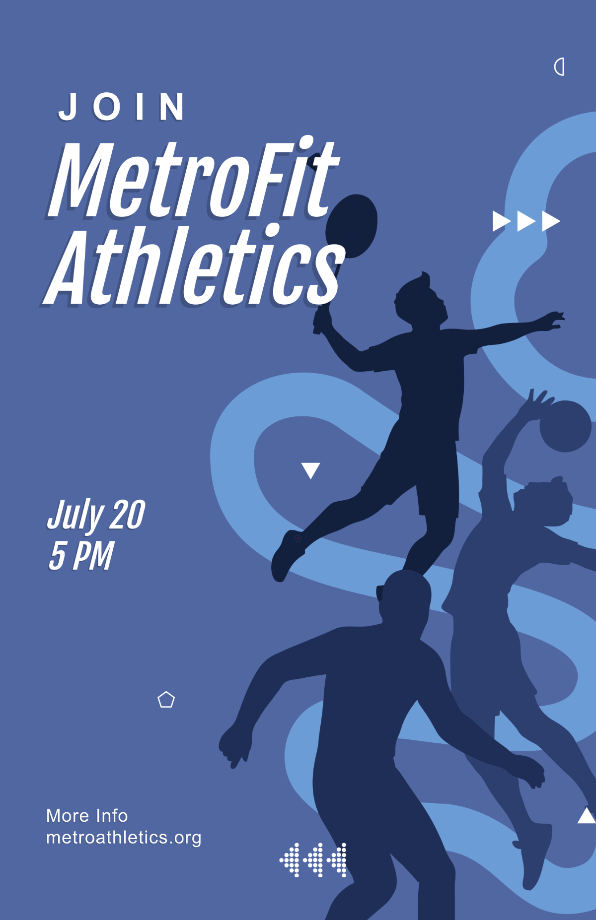 Free Minimalist Sports Poster Template