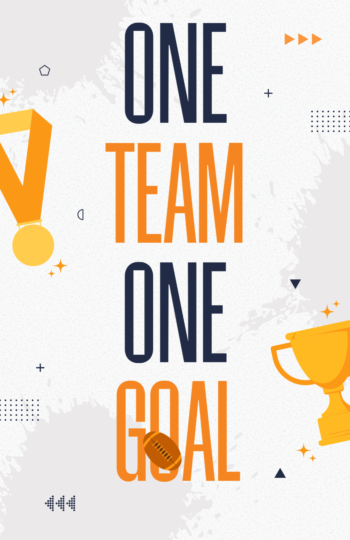 Free Sports Typography Poster Template
