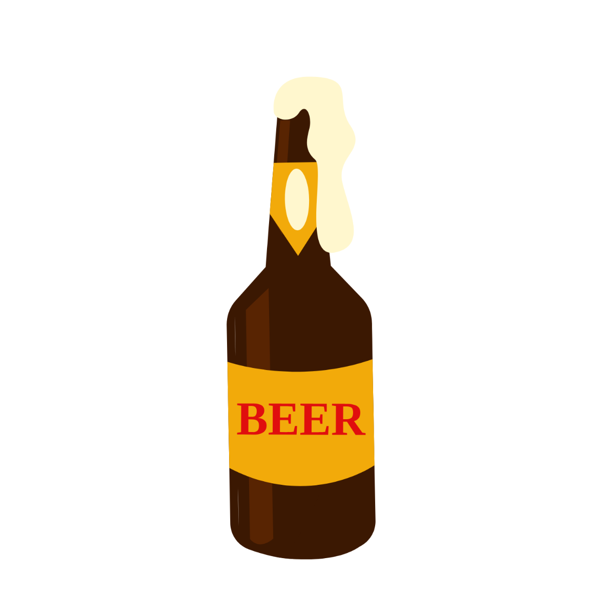 Free Beer Label Clipart Template