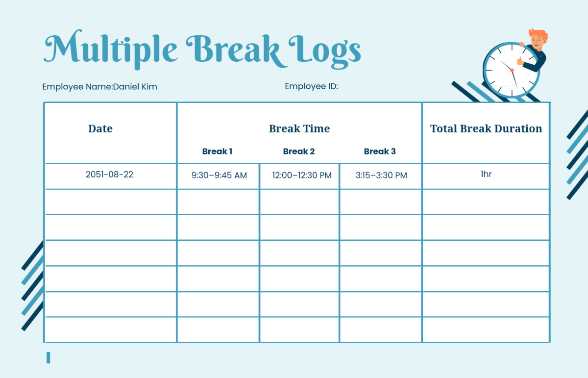 Multiple Break Template