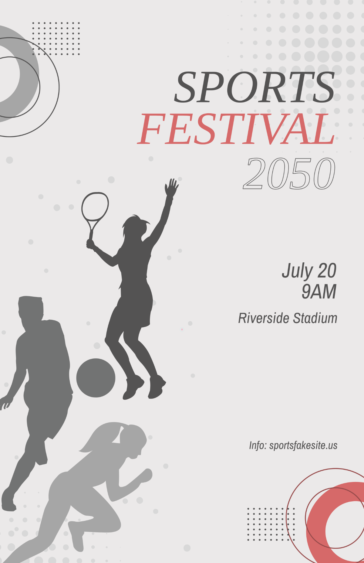 Free Sports Event Poster Template