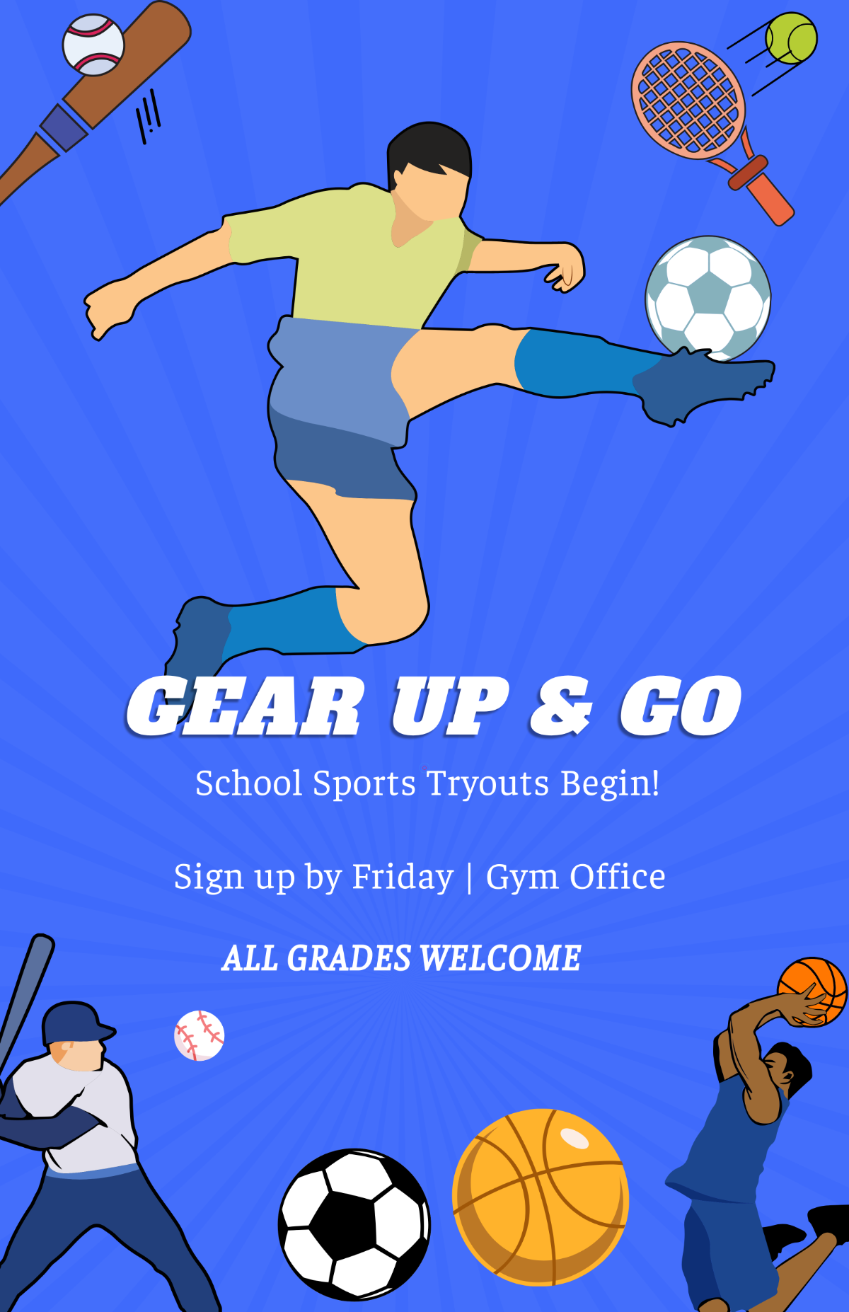 Free Sports Poster Template