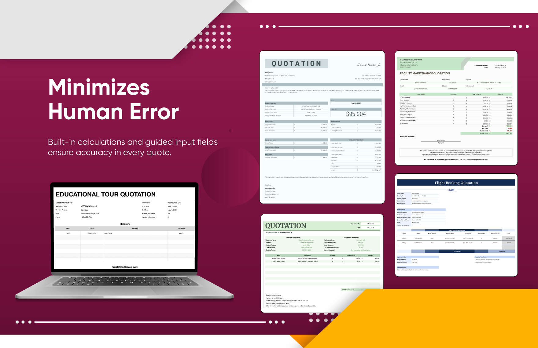 30+ Business Quotation Template Bundle